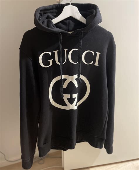 gucci logo hoodie white legit check|original gucci hoodie.